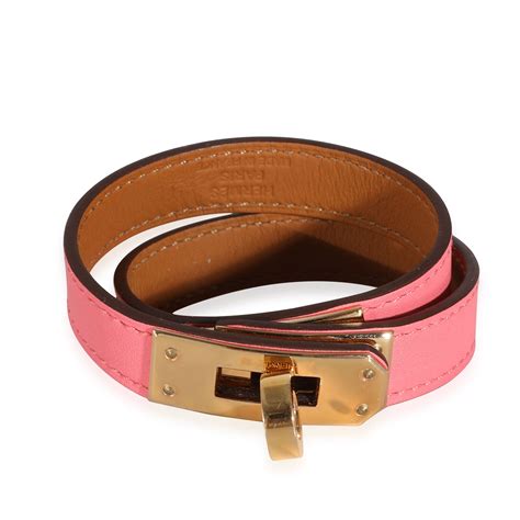 hermes rose azalee bracelet|hermes leather bracelets.